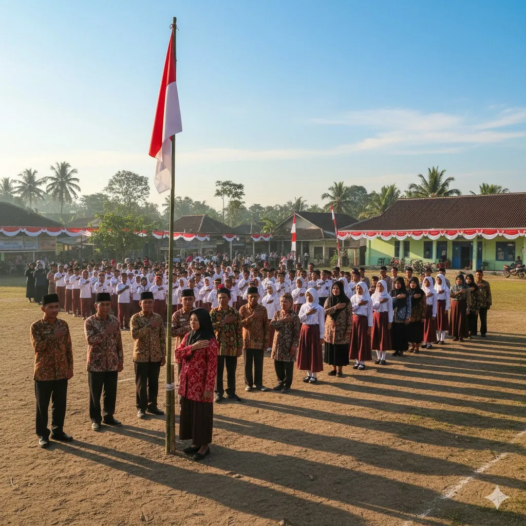 Upacara Bendera HUT RI KE 80